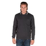 EMERSON COTTON KNITTED SWEATER 192.EM70.90-D.GREY ML Coal Image 
