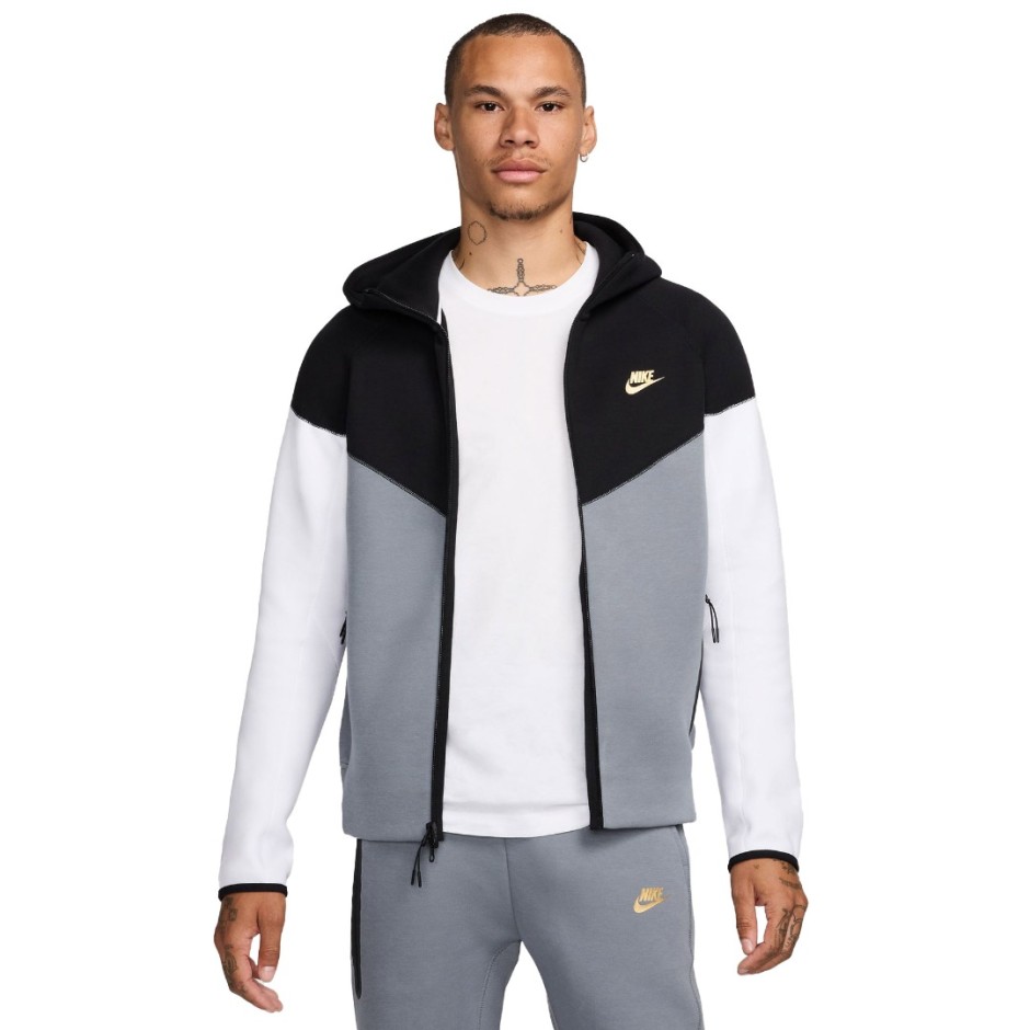 NIKE M NK TCH FLEECE FZ WR HOODIE FZ4709-011 Γκρί - Zakcret.gr