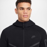 NIKE M NK TCH FLC FZ WR HOODIE HV0949-010 Black Image 1