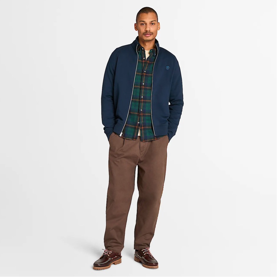 Ανδρική Ζακέτα Μπλε - Timberland Exeter River Funnel Neck