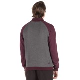 BASEHIT ZIPPER HOODIE 182.BM21.34-D.GREY ML/WINE Coal Image 0