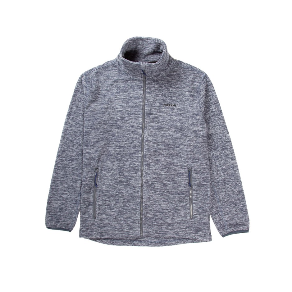 EMERSON ZIP-UP FLEECE JACKET 192.EM29.107A-GREY ML Γκρί