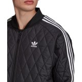 adidas Originals ADICOLOR CLASSICS QUILTED SST TRACK TOP H11439 Black Image 1