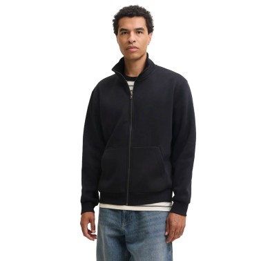 JACK & JONES JJEBRADLEY SWEAT ZIP HN NOOS 12298690-5027478 Μαύρο