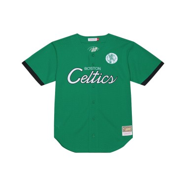 Ανδρικό Baseball Jersey NBA Πράσινο - Mitchell & Ness Boston Celtics Head Coach