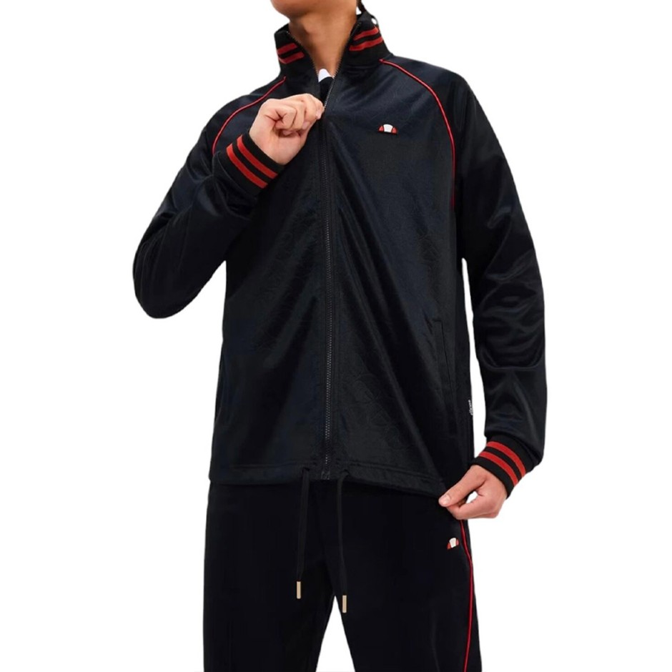 ELLESSE SARTORIA BADGE COLOURS CASARINO TRACK TOP SHX21099-011 Black