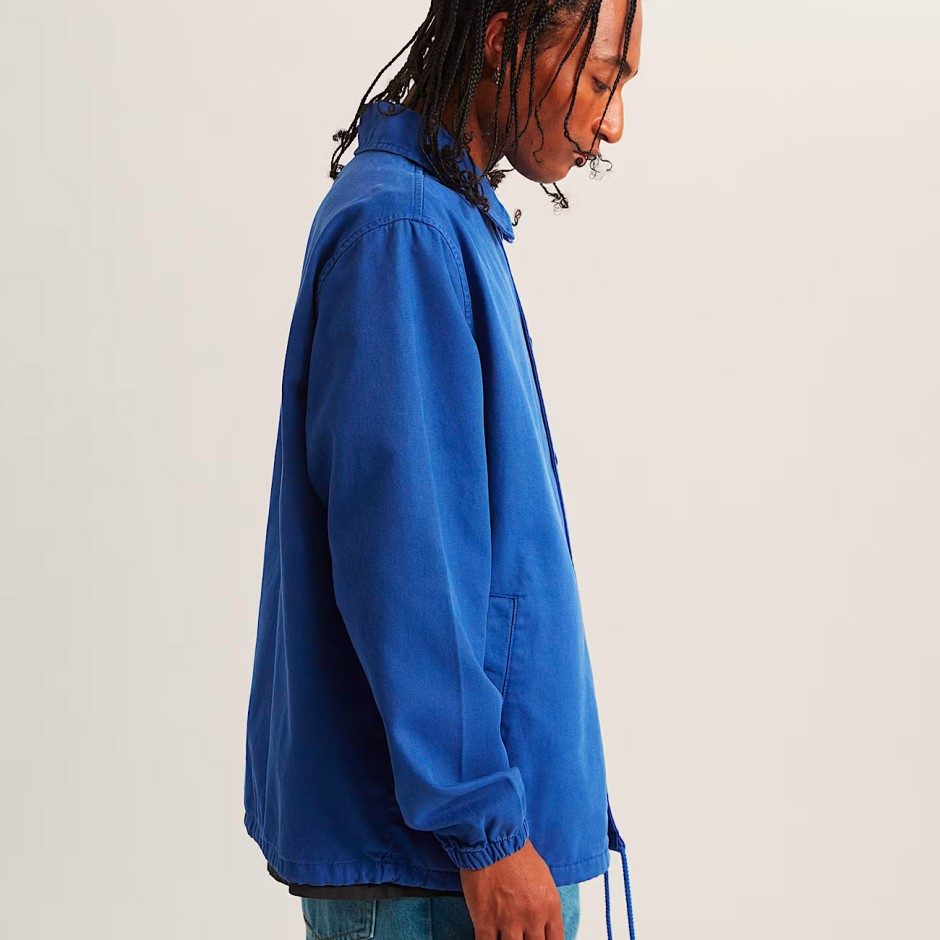 Men's Jacket Royal Blue - Vans Torrey Pigment Canvas Coaches