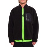 VOLCOM MUZZER FUZZAR ZIP A4832306-BLK Black Image 