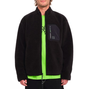 VOLCOM MUZZER FUZZAR ZIP A4832306-BLK Black