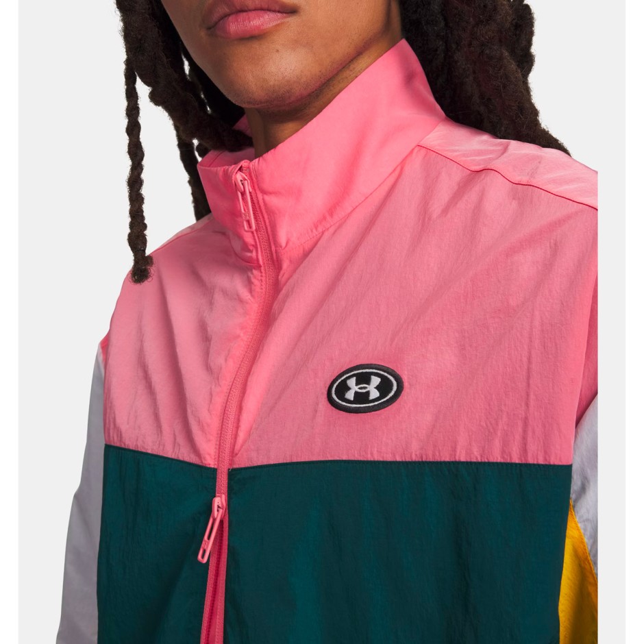 Men's Training Full-Zip Top Colorful - Under Armour Icon Woven Track 