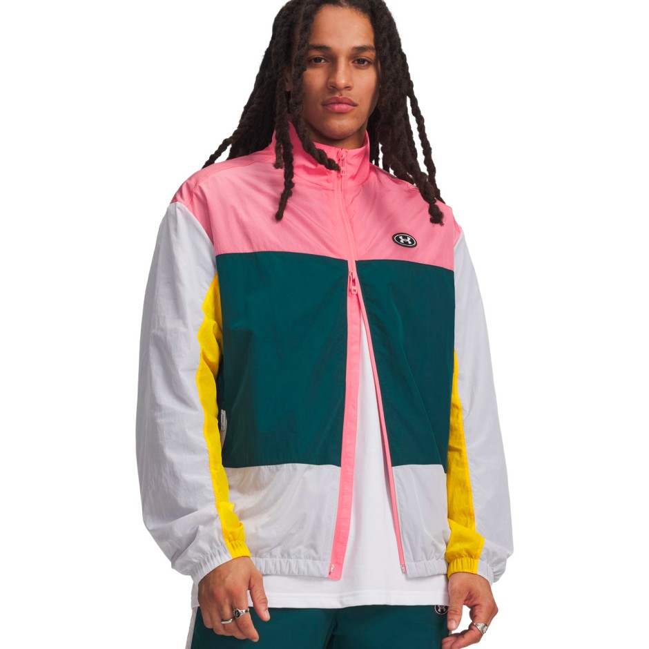 Men's Training Full-Zip Top Colorful - Under Armour Icon Woven Track 