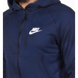 NIKE M NSW AV15 HOODIE FLC FZ AOP 885937-429 Blue Image 2