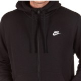 Nike Sportswear Club Fleece Μαύρο - Ανδρική Ζακέτα 