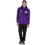 NIKE LOS ANGELES LAKERS THERMA FLEX SHOWTIME MEN'S NBA HOODIE AT8470-504 Purple Image 2