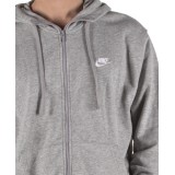 NIKE SPORTSWEAR CLUB MEN'S FULL-ZIP HOODIE BV2648-063 Γκρί Εικόνα 1