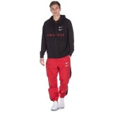 NIKE SPORTSWEAR SWOOSH MEN'S FULL-ZIP FRENCH TERRY HOODIE CT7362-010 Black Image 2