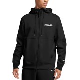 NIKE M NSW AIR HOODIE FZ FLC CU4134-010 Black Image 