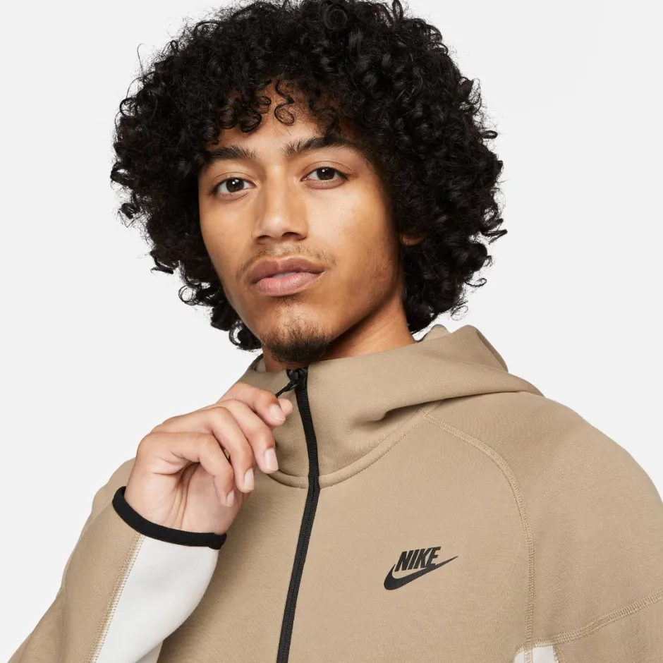 NIKE M NK TCH FLC FZ WR HOODIE FB7921-121 White