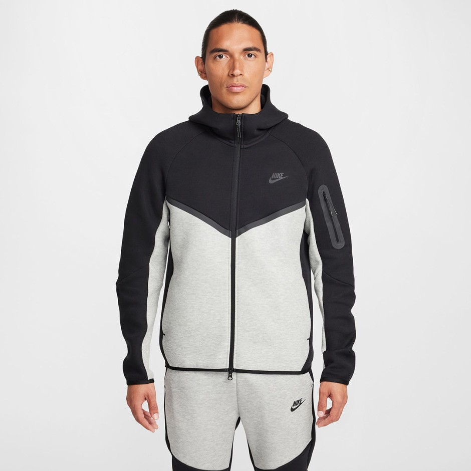 NIKE M NK TCH FLC FZ WR HOODIE HV0949-011 Colorful