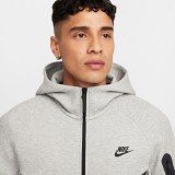 NIKE M NK TCH FLC FZ WR HOODIE HV0949-063 Grey Image 1
