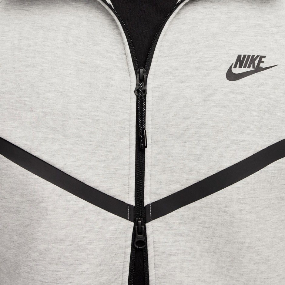 NIKE M NK TCH FLC FZ WR HOODIE HV0949-063 Grey