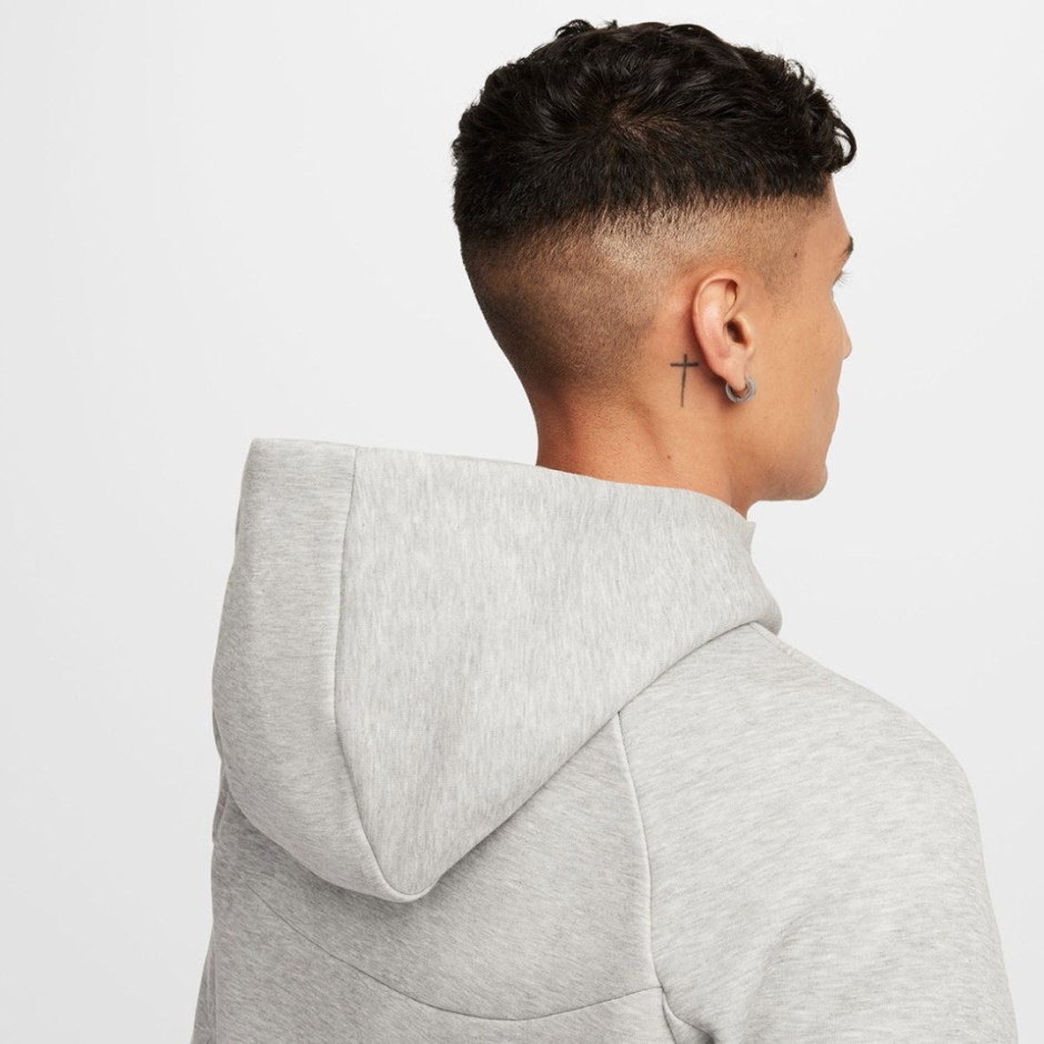 NIKE M NK TCH FLC FZ WR HOODIE HV0949-063 Grey
