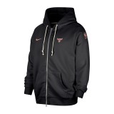 Ανδρική Ζακέτα NBA Μαύρη - Nike Chicago Bulls Standard Issue Εικόνα 