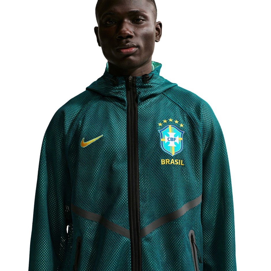 Men's Football Jacket Green - Nike Brazil