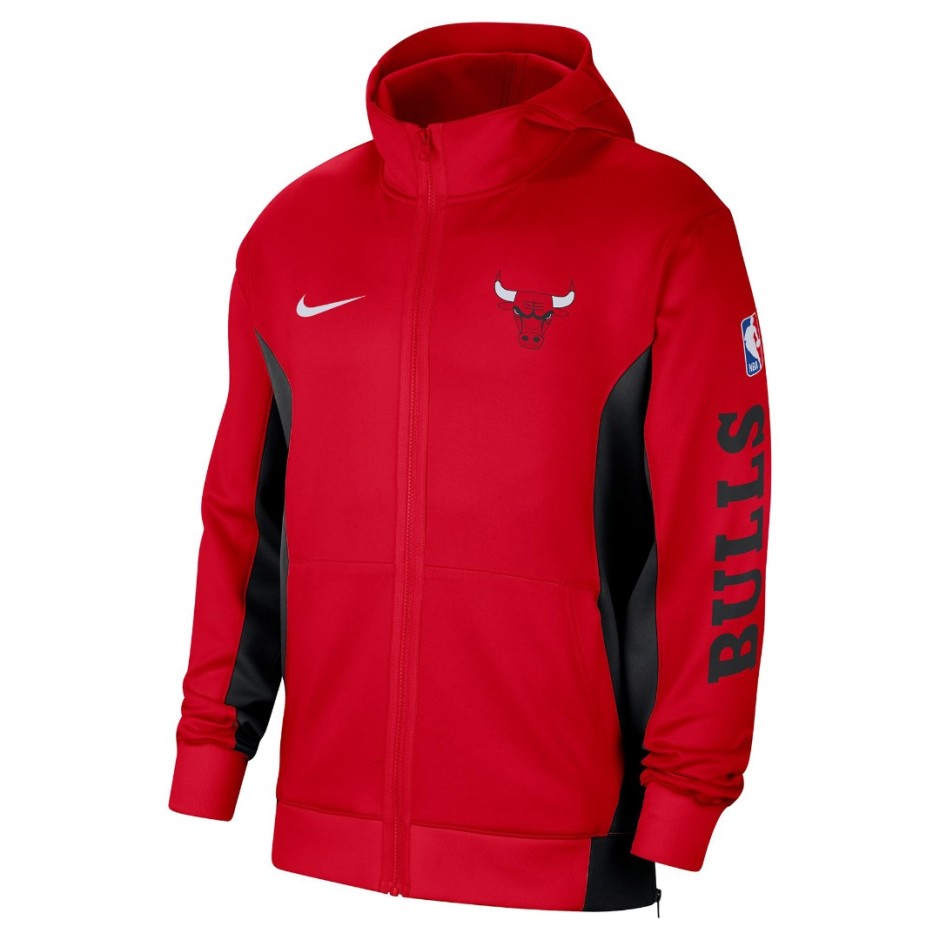 Nike Chicago Bulls Showtime Κόκκινο - Ανδρική Ζακέτα Προθέρμανσης Μπάσκετ