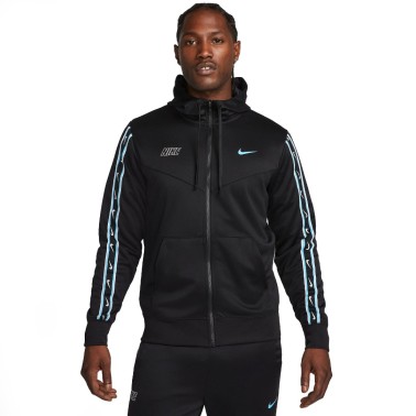 NIKE M NSW REPEAT SW PK FZ HOODY DX2025-011 Black