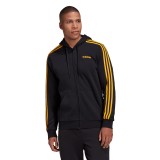 adidas Performance ESSENTIALS 3-STRIPES FLEECE HOODIE GD5232 Black Image 