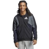 adidas Sportswear M ESS CB FZ HD Μαύρο  Εικόνα 