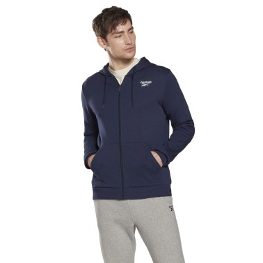 Ανδρική Ζακέτα Reebok Sport RI LEFT CHEST LOGO FUZZ Z Μπλε HH8315 