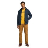 TIMBERLAND EXETER RIVER BRUSHED FULL ZIP HOODIE TB0A2BNBZ02-Z02 Blue Image 2