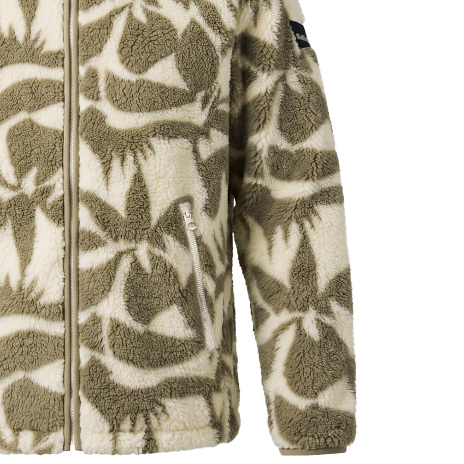 Men's Fleece Jacket Beige - Funky Buddha