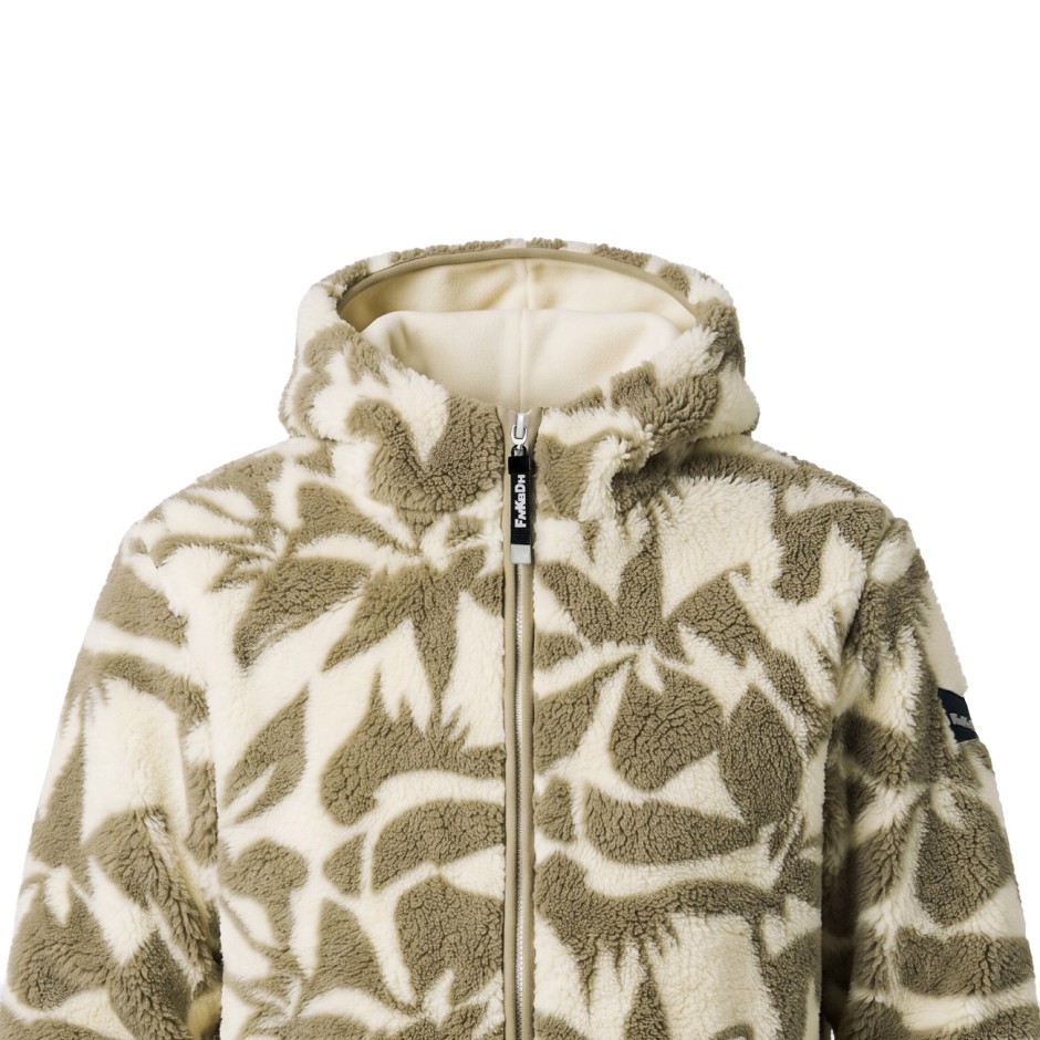 Men's Fleece Jacket Beige - Funky Buddha