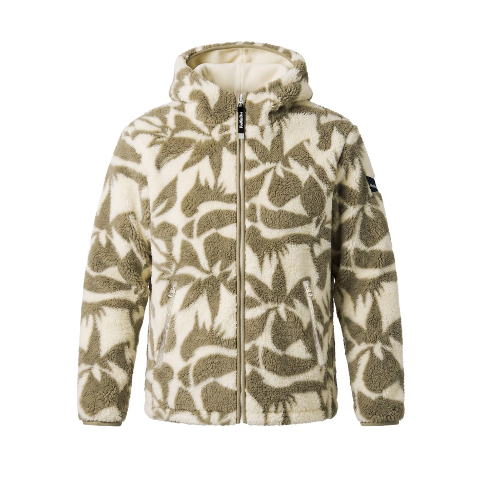 Men's Fleece Jacket Beige - Funky Buddha