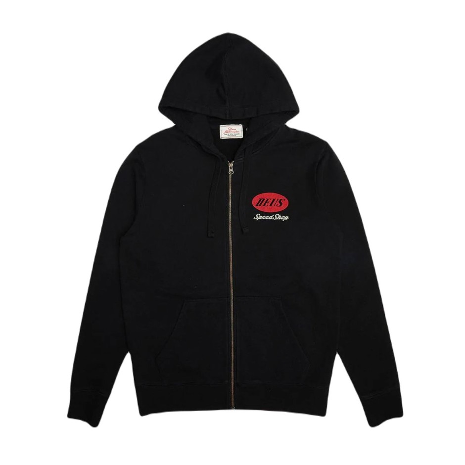 DEUS TIN-LIZZIE ZIP HOODIE DMF228395-BLK Μαύρο