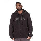 BODYTALK BDTK MEN'S HOODED ZIP SWEATER 1192-950122-00100 Μαύρο