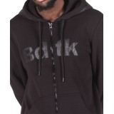 BODYTALK BDTK MEN'S HOODED ZIP SWEATER 1192-950122-00100 Μαύρο