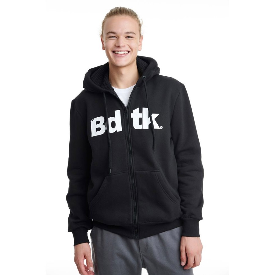 BODYTALK M ZIP SWEATER BDTKCL 1202-950022-00100 Μαύρο