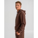 Men's Full-Zip Hoodie Brown - Bodytalk  Image 1