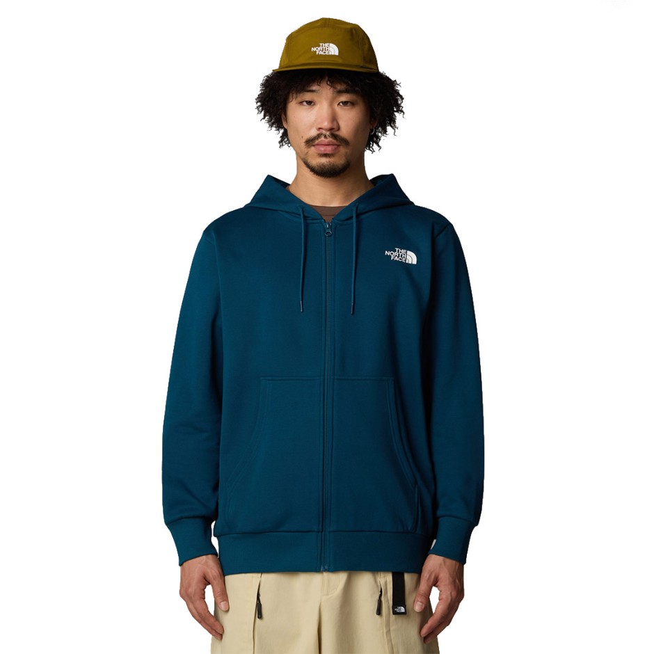THE NORTH FACE M SIMPLE DOME FULL ZIP HOODIE NF0A89FD1NO-1NO Petrol