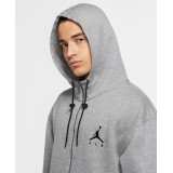 JORDAN M J JUMPMAN AIR FLEECE FZ CK6679-091 Grey Image 1