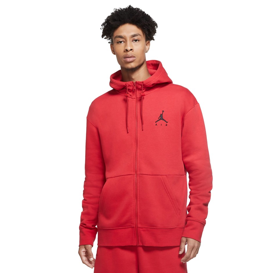 JORDAN M J JUMPMAN AIR FLEECE FZ CK6679-687 Red
