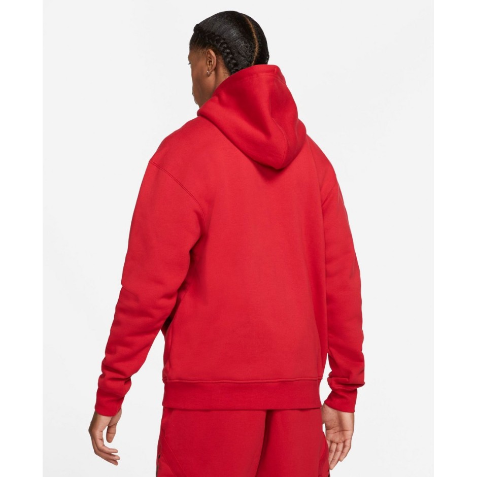 JORDAN ESSENTIALS MEN'S FLEECE FULL-ZIP HOODIE DA9810-687 Red