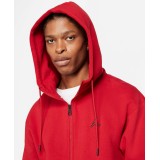 JORDAN ESSENTIALS MEN'S FLEECE FULL-ZIP HOODIE DA9810-687 Red Image 1
