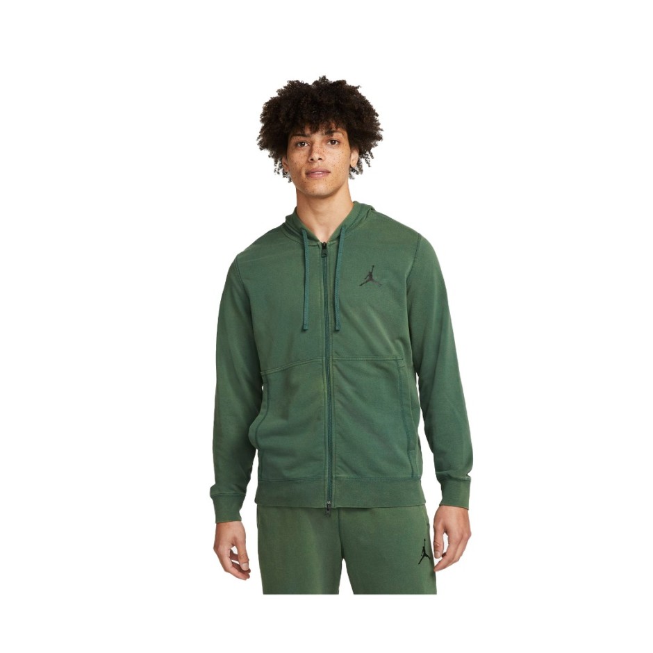 JORDAN DRI-FIT AIR MEN'S FLEECE FULL-ZIP HOODIE DC9737-333 Πράσινο