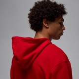 JORDAN BROOKLYN FLEECE FULL ZIP HOODIE FV7289-687 Red Image 3