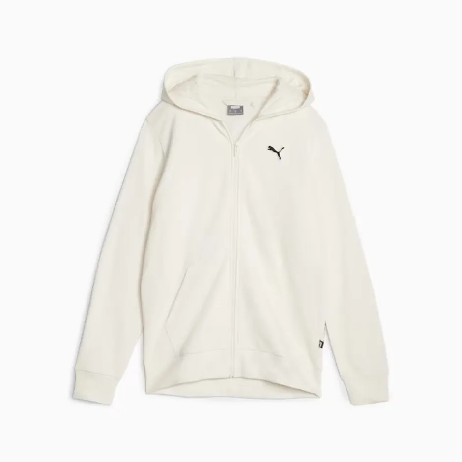 PUMA BETTER ESSENTIALS FULL-ZIP HOODIE TR 675979-99 Ecru